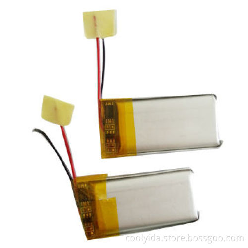 420mAh Lithium Polymer Battery with 3.7V and Long Lifespan, Measures 40 x 19.6 x 25mm
